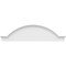 Ekena Millwork Segment Arch W/ Flankers Smooth Architectural Grade PVC Pediment, 68"W x 18"H x 2-1/2"P PEDPS068X180SGF00 - alternate 2